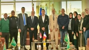 الوفد الفرنسي رفيع المستوى يزور الاتحاد السكندري لتعزيز التعاون الرياضي والثقافي